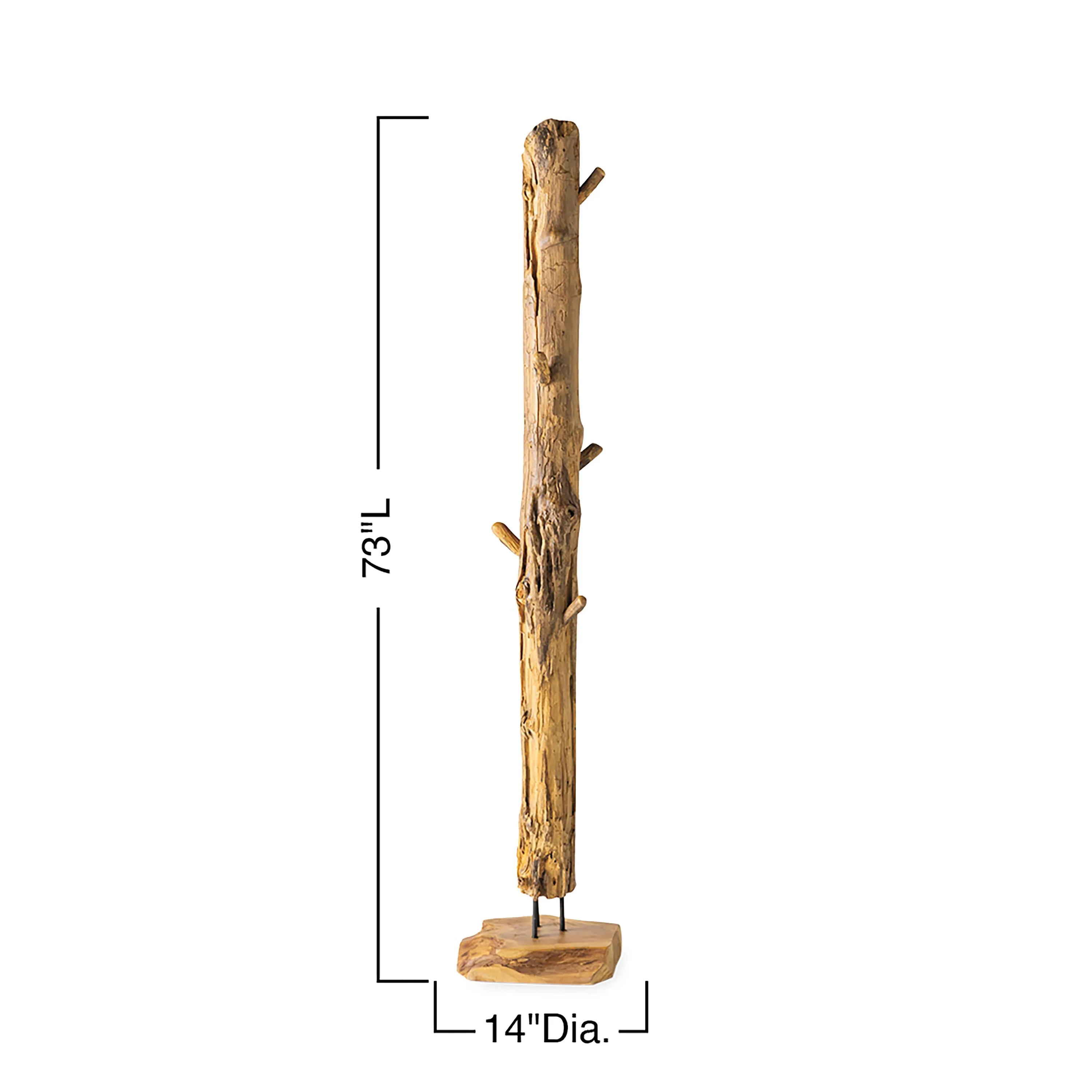 TEAK COAT RACK