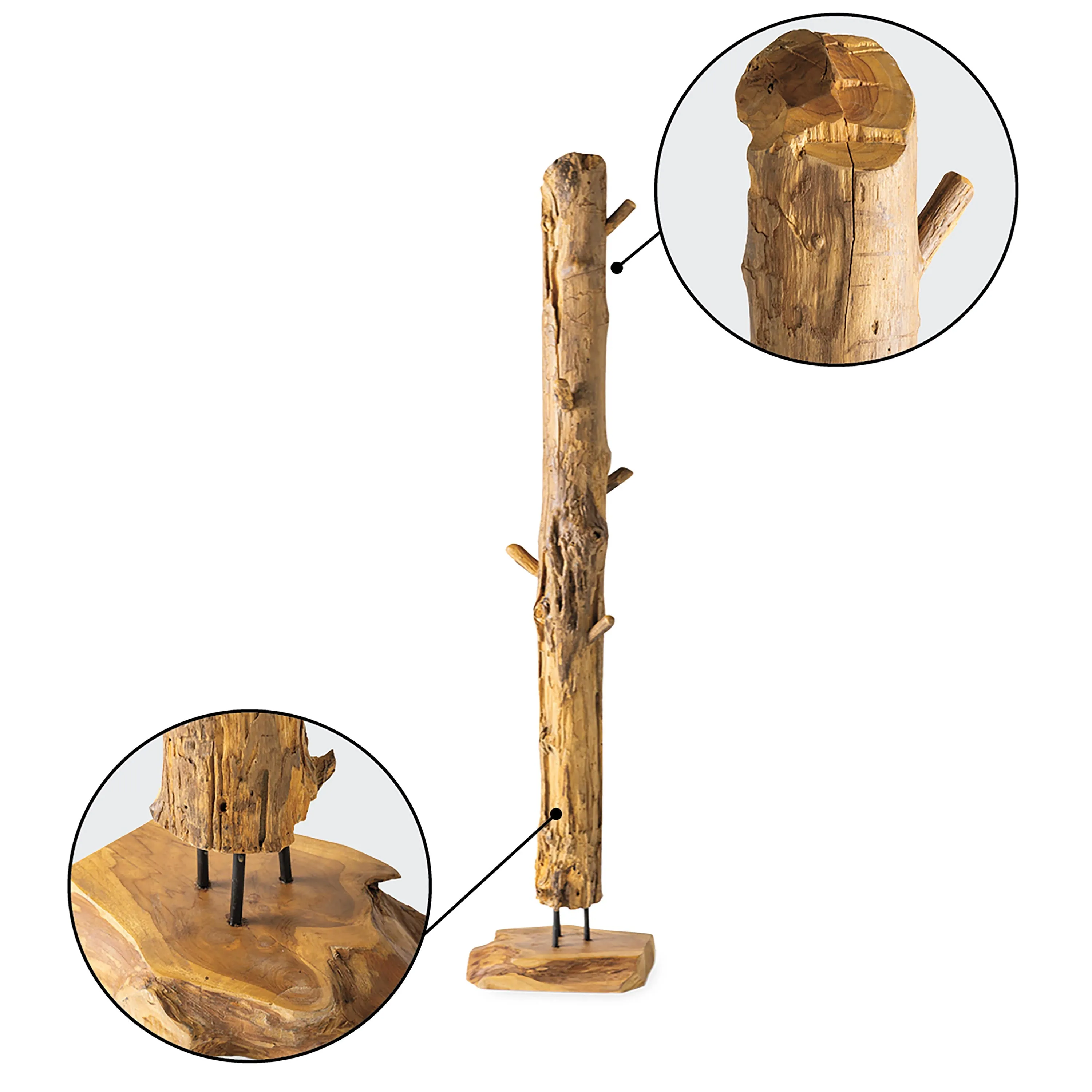 TEAK COAT RACK