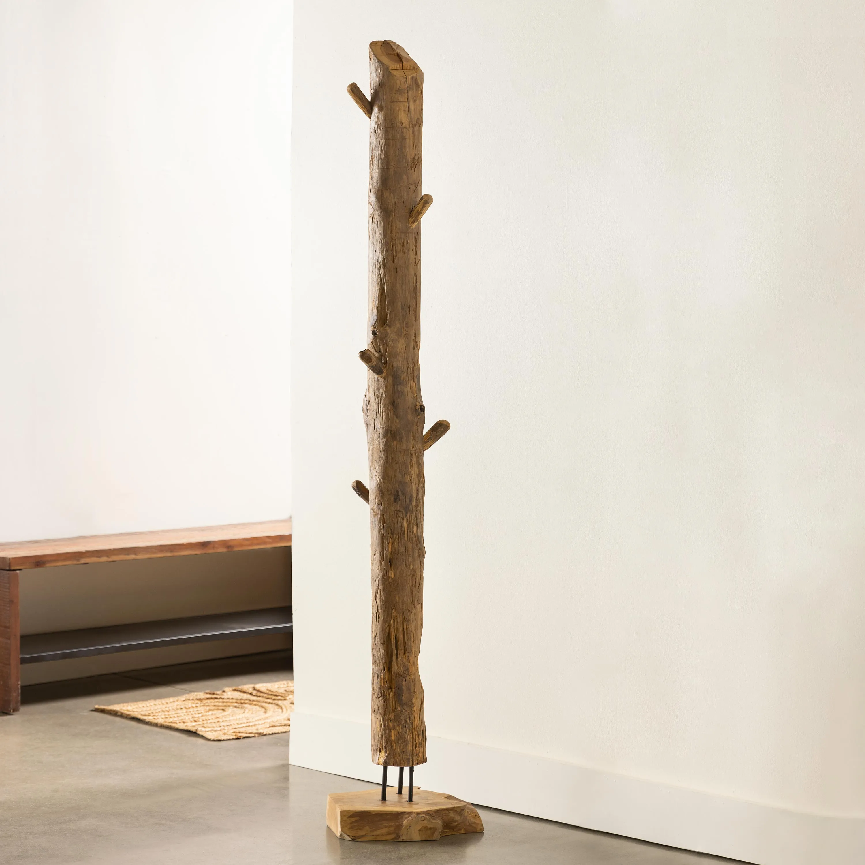TEAK COAT RACK
