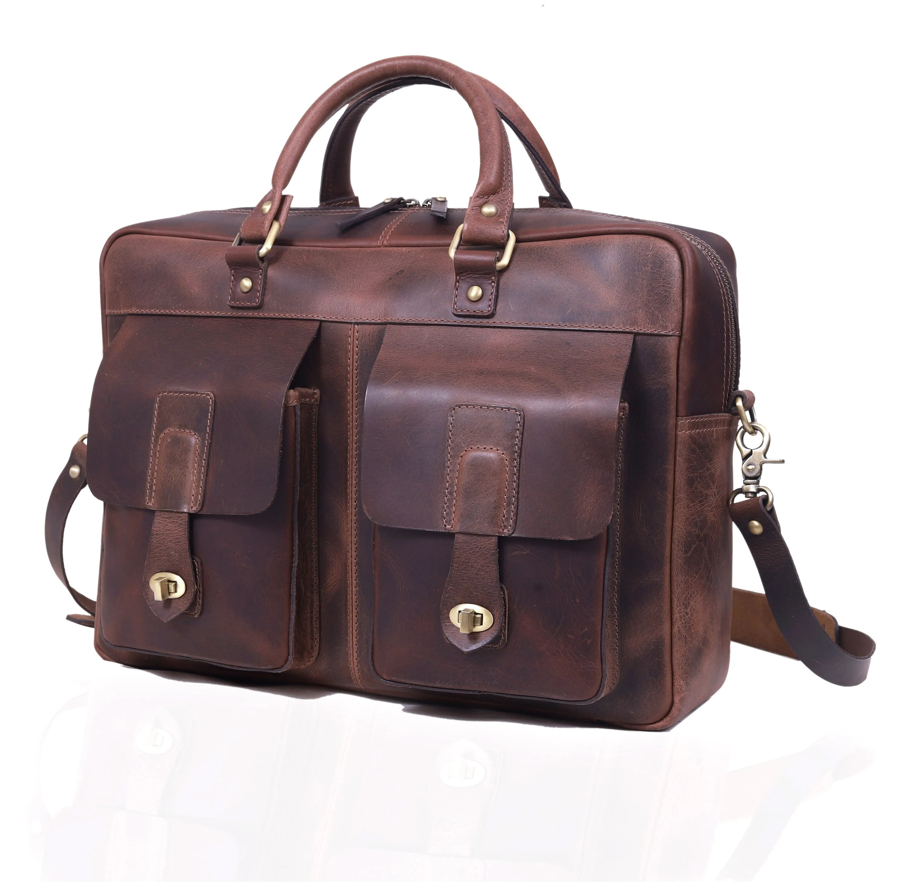 The Indiana Leather Briefcase