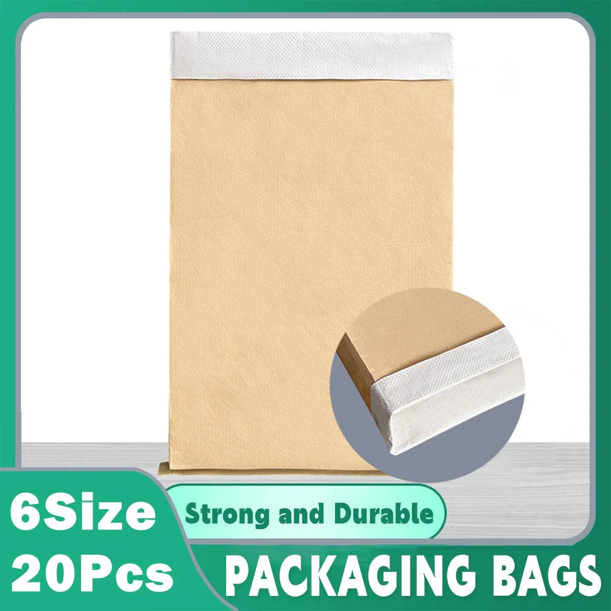 Thickened Paper Plastic Composite Packing Bags 20PCS