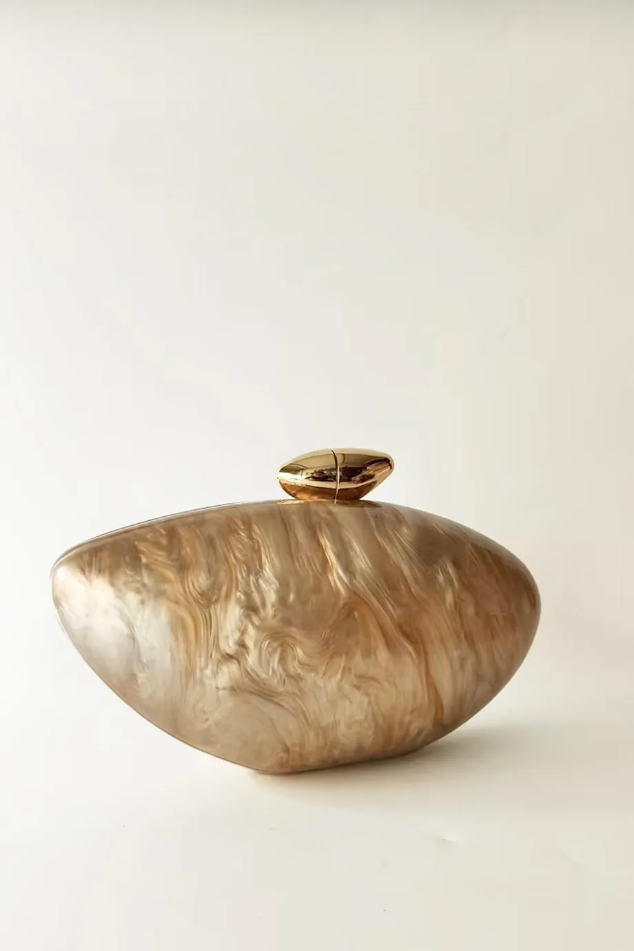 Tigers Eye Μίνιμαλ Τσαντάκι Clutch