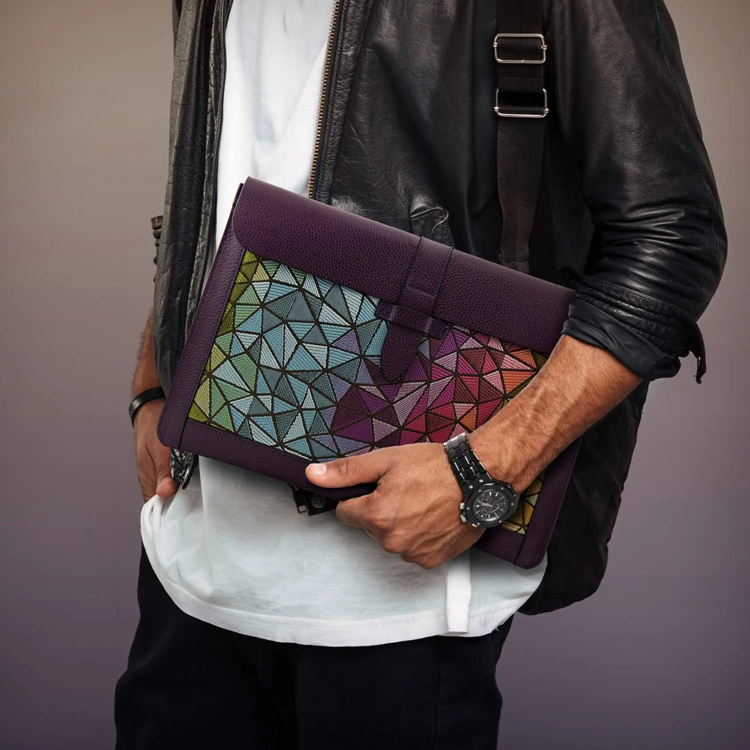 Top Grain Leather Macbook Bag Laptop Sleeve for MacBook Pro and MacBook Air Case 14 Inch - 13 Inch (M4, M3, M2, M2, M1, Pro, Max) 13.3 Inch, iPad Pro 12.9 Inch - 2020 to 2024 Models