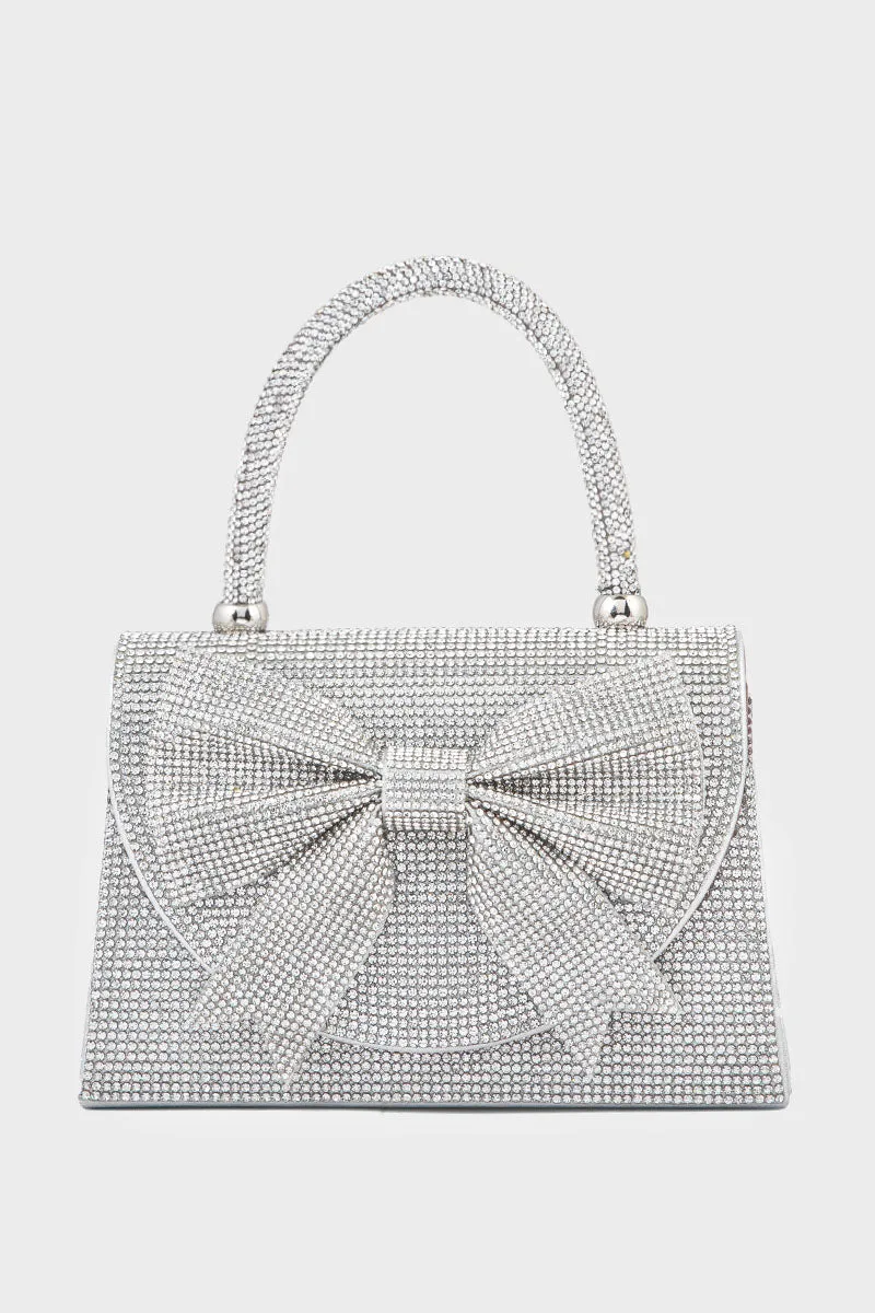 Top Handle Hand Bags BH0038-Silver