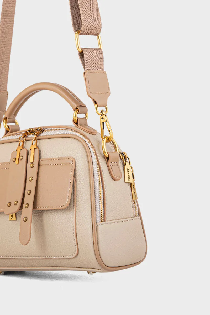 Top Handle Hand Bags BH0090-Beige