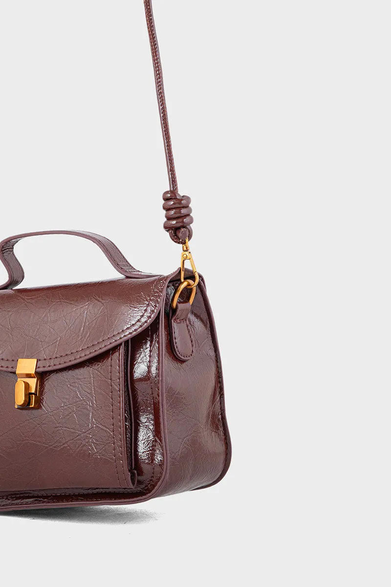 Top Handle Hand Bags BH0103-Maroon