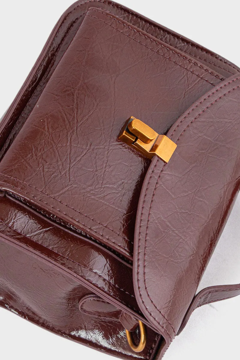 Top Handle Hand Bags BH0103-Maroon