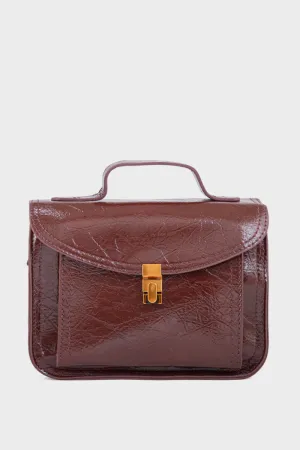 Top Handle Hand Bags BH0103-Maroon