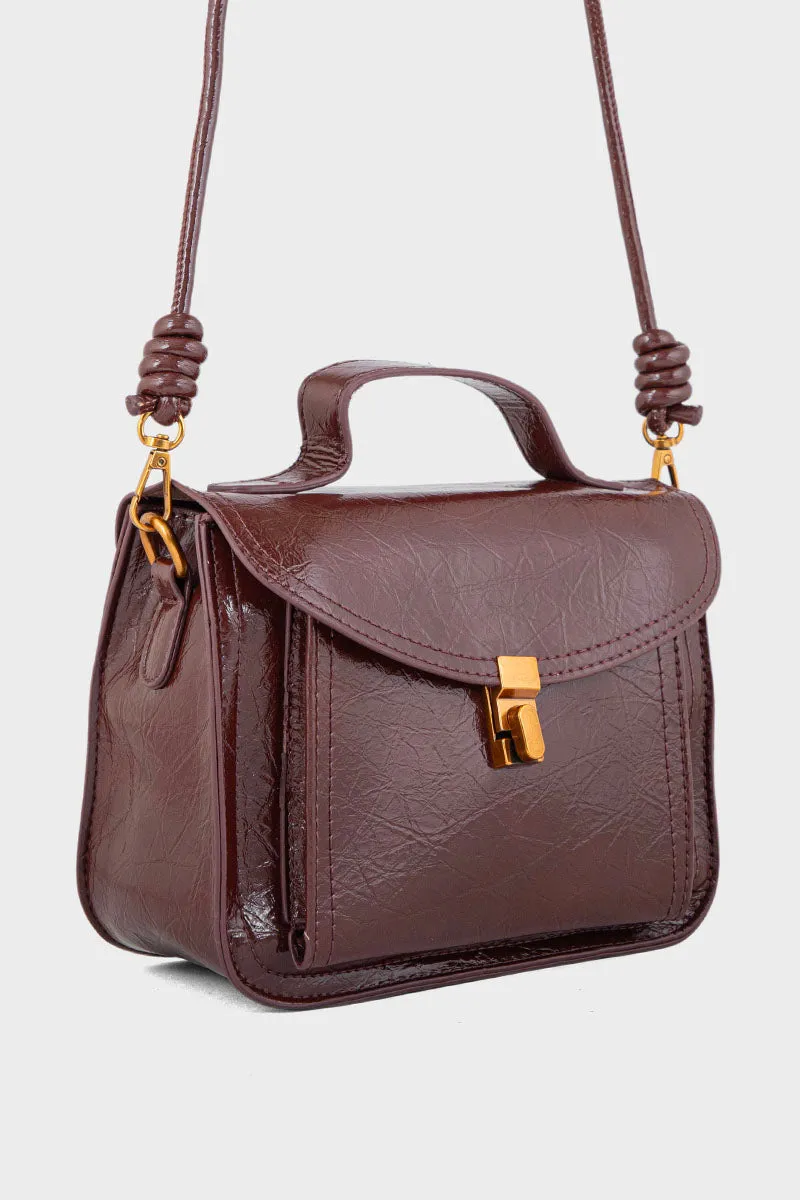 Top Handle Hand Bags BH0103-Maroon