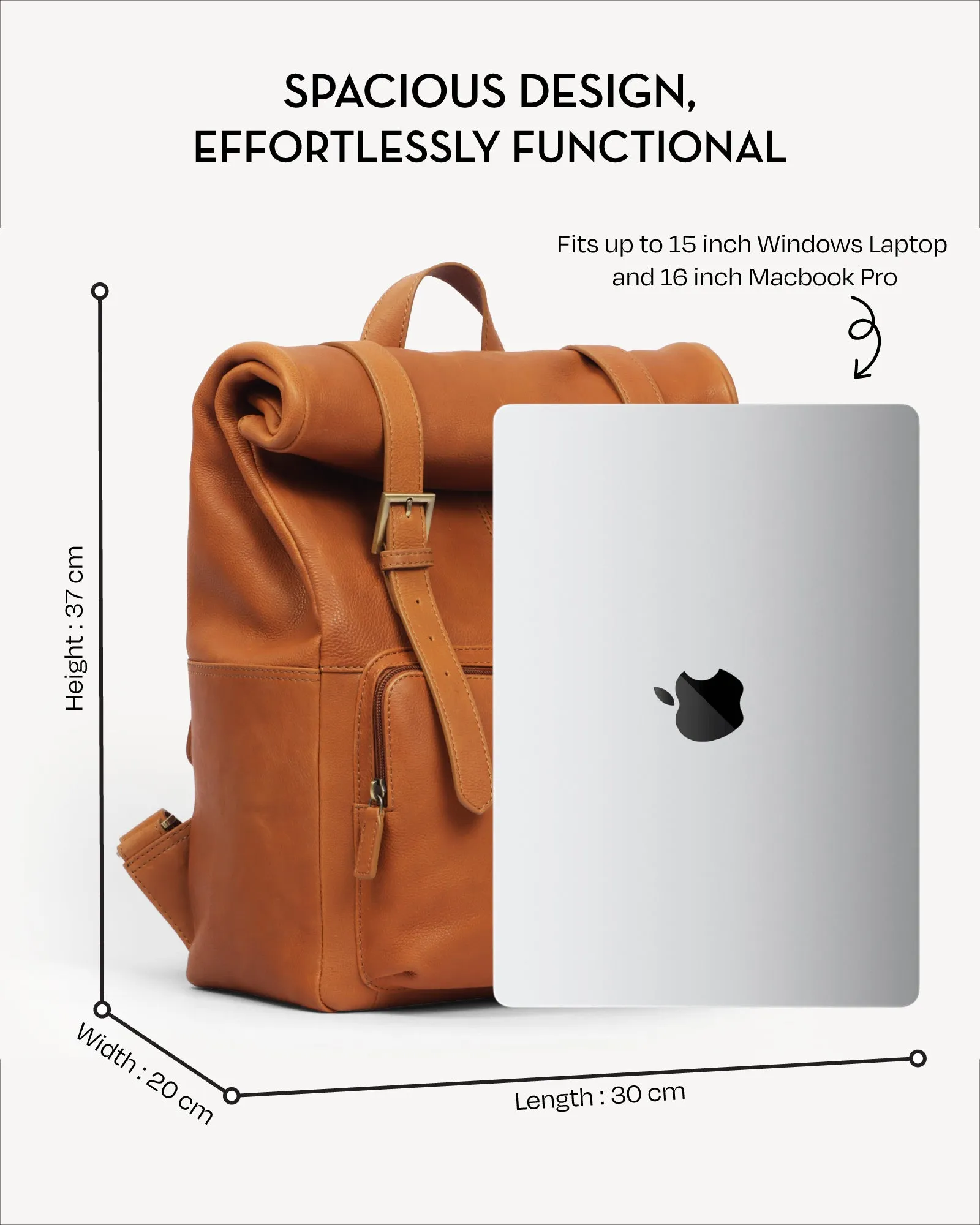 Toronto Backpack - Vintage Caramel