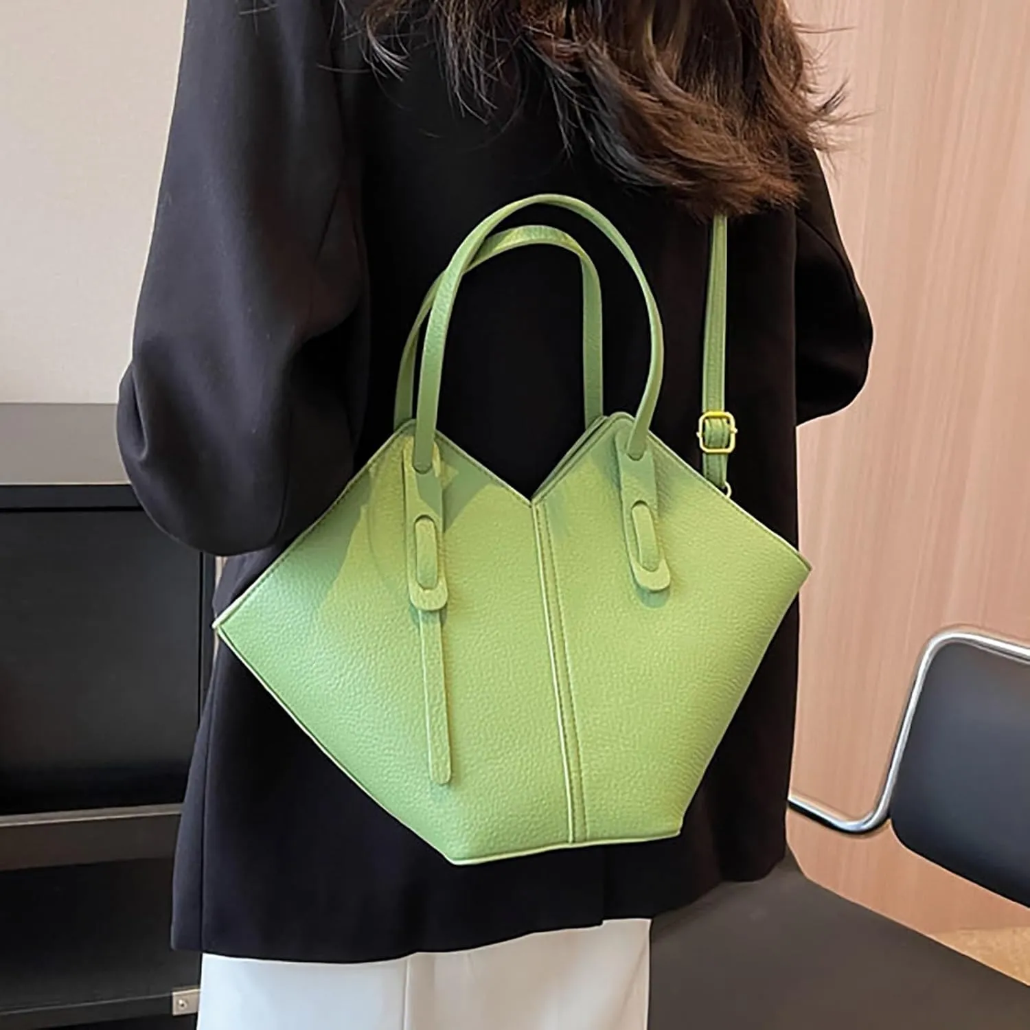 Tote Bag For Women Elegant Dumplings Handbags Ladies Purse Satchel Shoulder Bags Underarm Bag Leather Bag For Ladies V