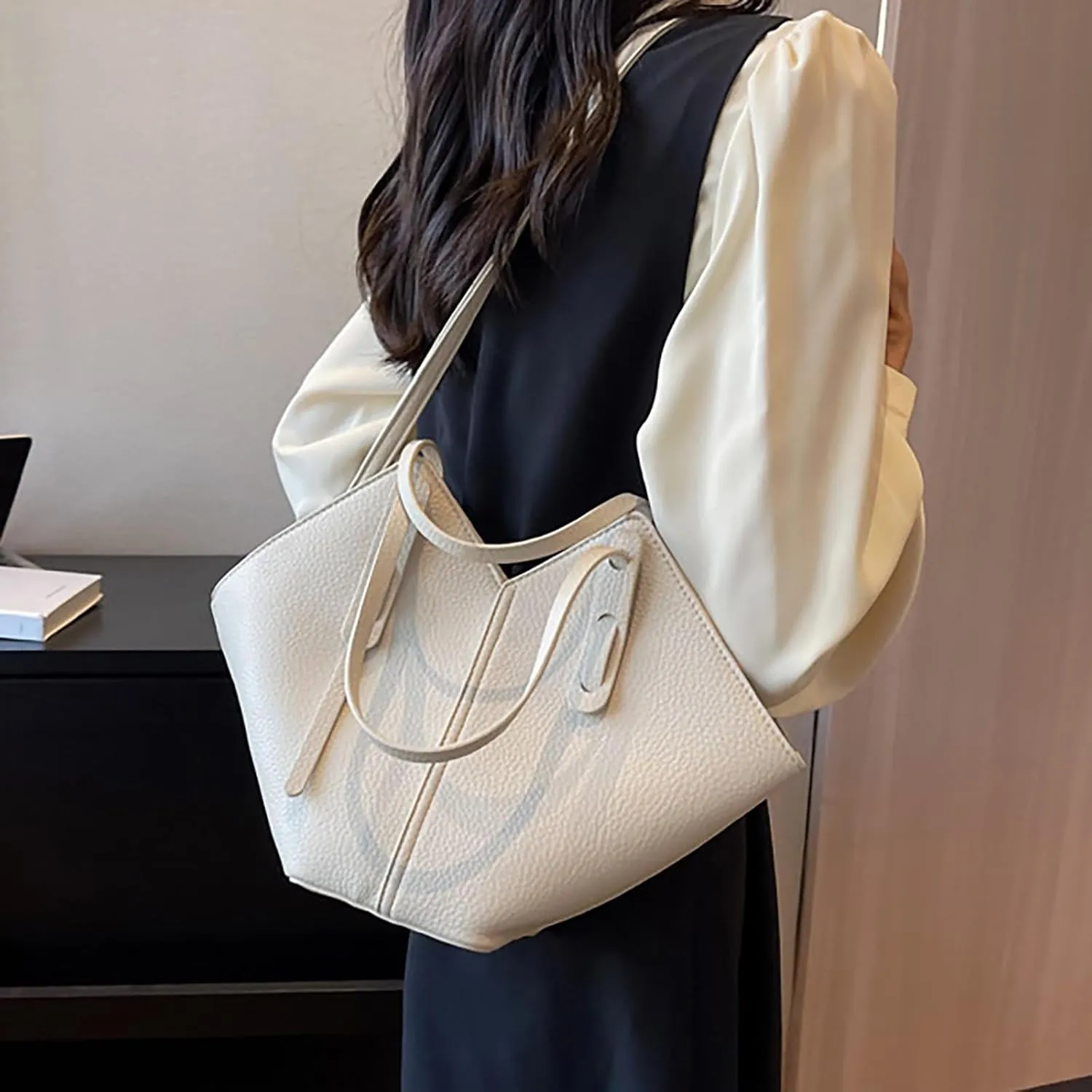 Tote Bag For Women Elegant Dumplings Handbags Ladies Purse Satchel Shoulder Bags Underarm Bag Leather Bag For Ladies V