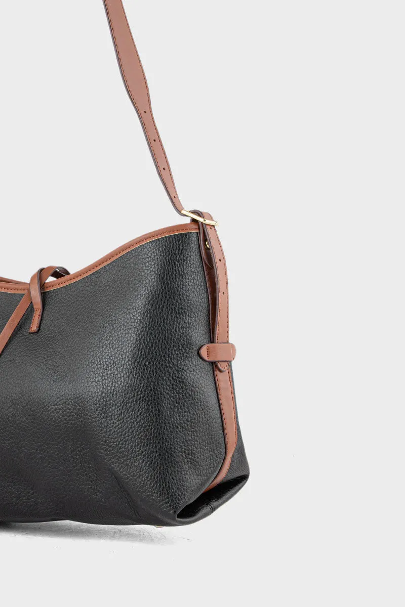 Tote Hand Bags BS2084-Black
