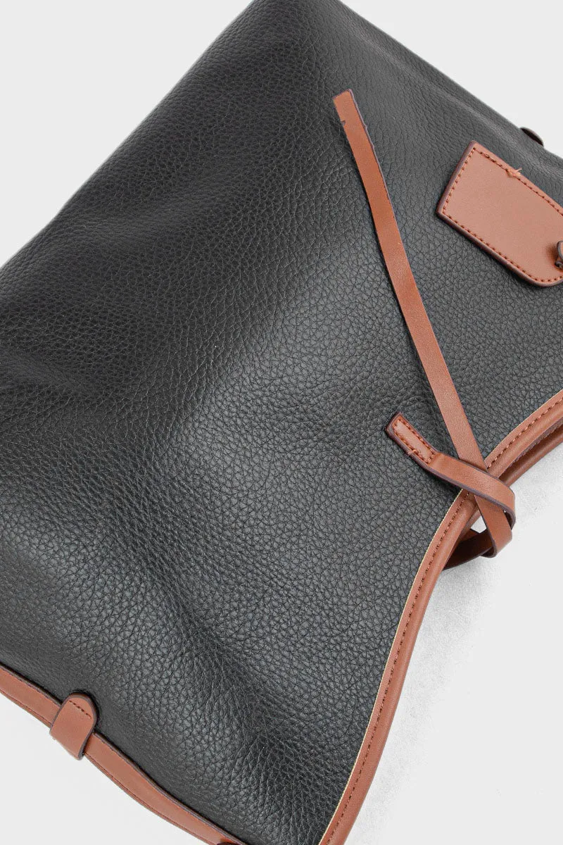 Tote Hand Bags BS2084-Black