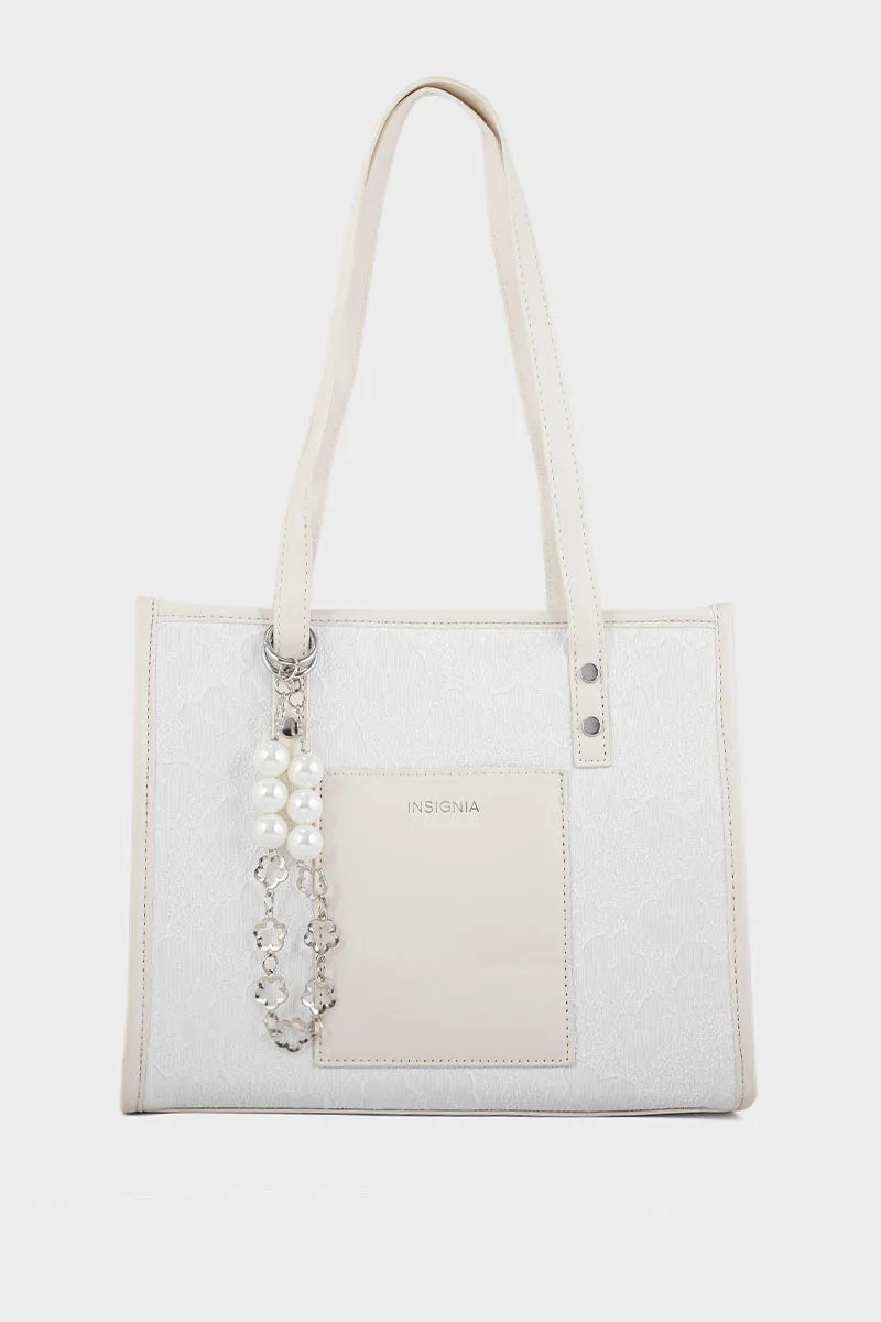 Tote Hand Bags BS2106-White