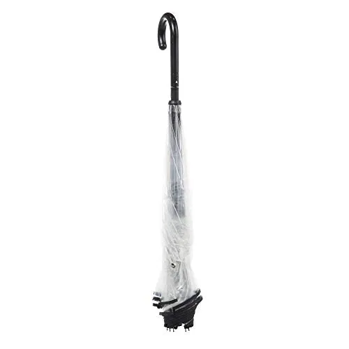 totes InBrella Reverse Close Umbrella, Clear