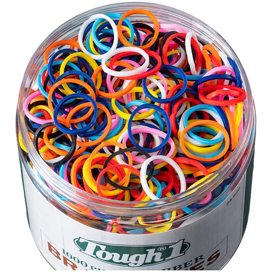 Tough 1 Braiding Bands- Confetti