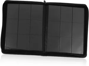 Trading Card Holder Album with Zipper Closure PU Card Protector for Pages Cards Card Collection Organizer Storage for Tcg Sports and Game Cards