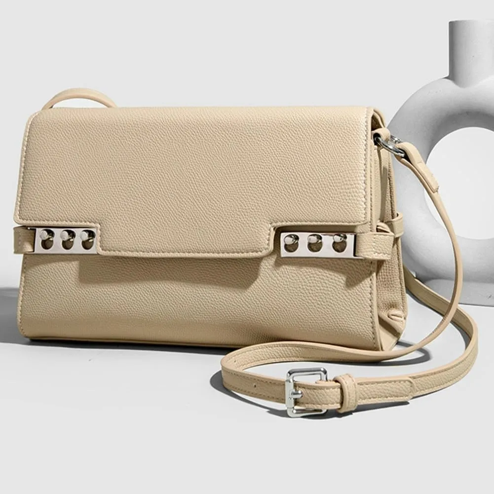 Trendy Vegan Leather Clutch Purses for Women Small Crossbody Shoulder Bag Ladies Top-Handle Handbags Satchels 2025