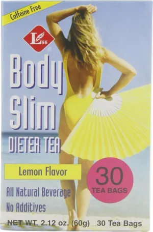Uncle Lees Body Slim Dieter Tea, Caffeine Free Chinese Herbal Tea with Senna Leaves and Natural Lemon Flavor, Keep Your Diet on Track for a Healthy Weight, 30 Tea Bags Per Box