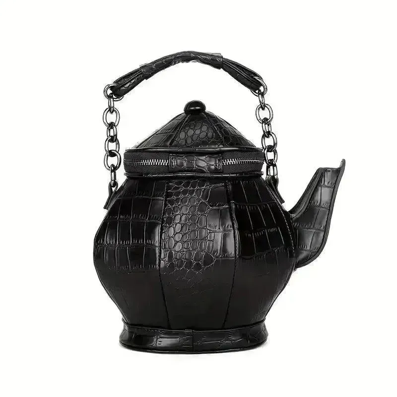 Unique Gothic 3D Tea Pot Purse