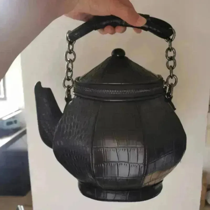 Unique Gothic 3D Tea Pot Purse
