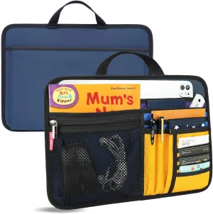 Unisex Bag Briefcase Insert Organizer for Work Office File Document Laptop Storage Organizer (L, Multi Colors)