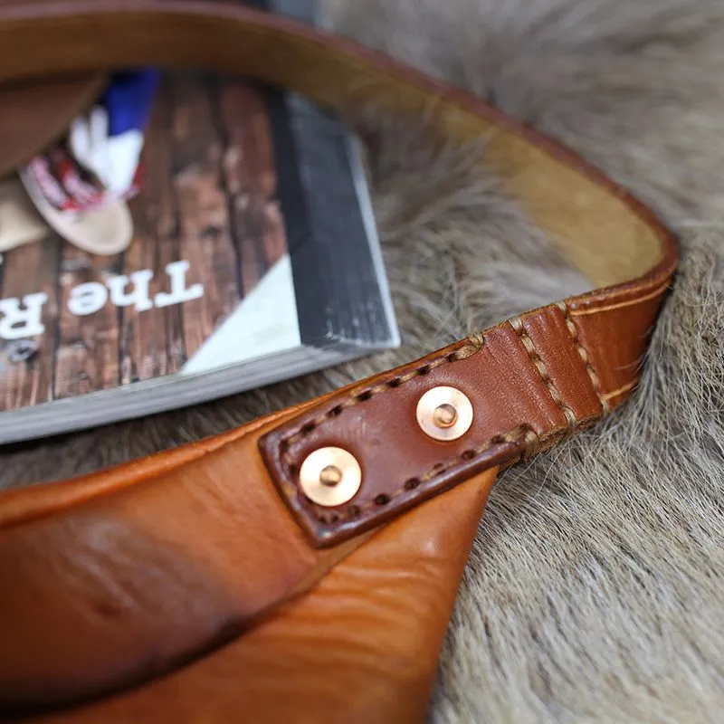 Vegetable Tanned Leather Waist Bag