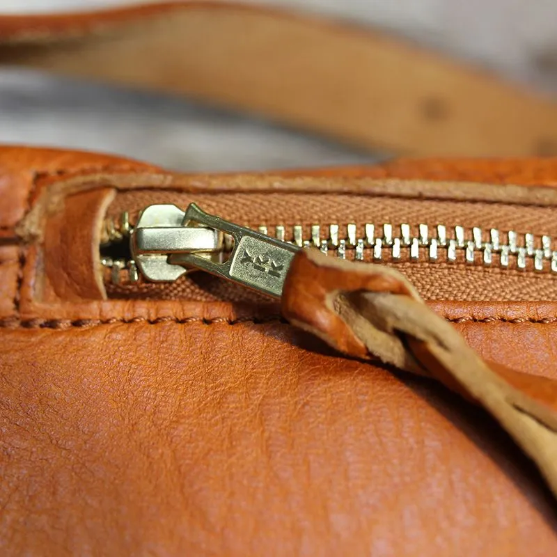 Vegetable Tanned Leather Waist Bag
