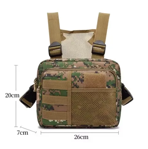Vest Bag Streetwear Chest Rig Packs Fashion Portable Oxford Multifunctional Multi-pockets Waterproof for Running Travel