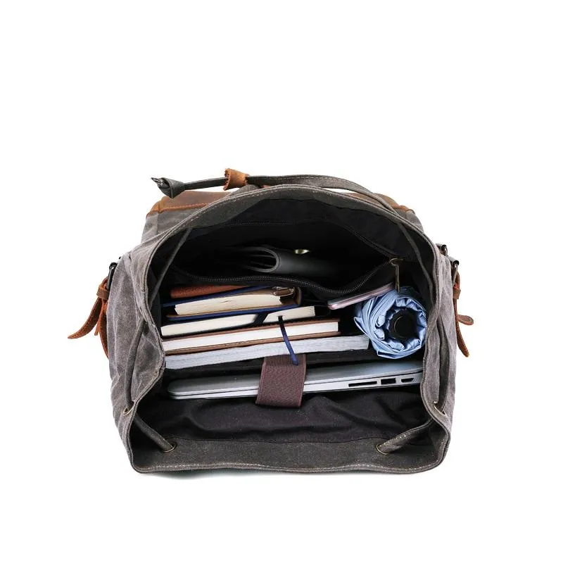 Vintage-Stil Rucksack | ROSTOCK