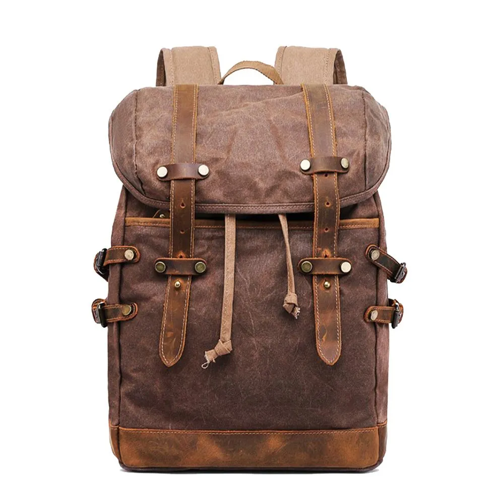 Vintage-Stil Rucksack | ROSTOCK