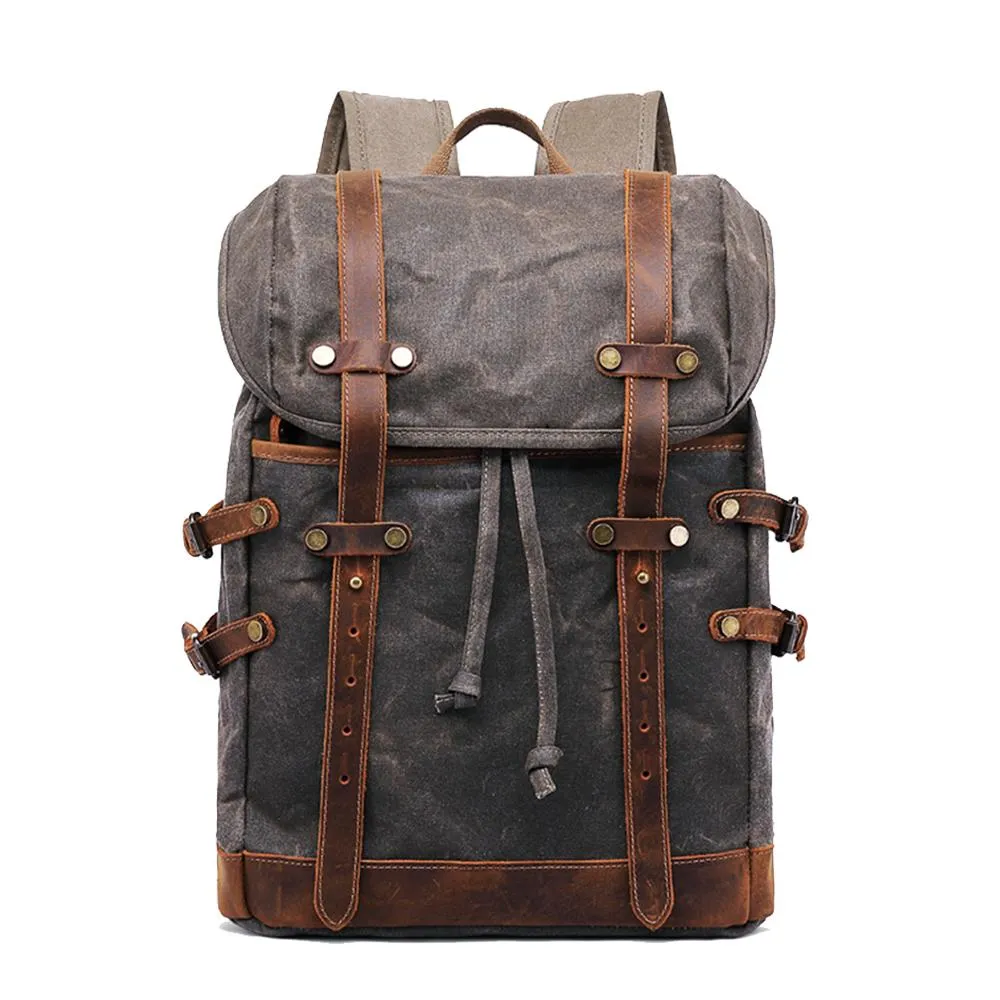 Vintage-Stil Rucksack | ROSTOCK