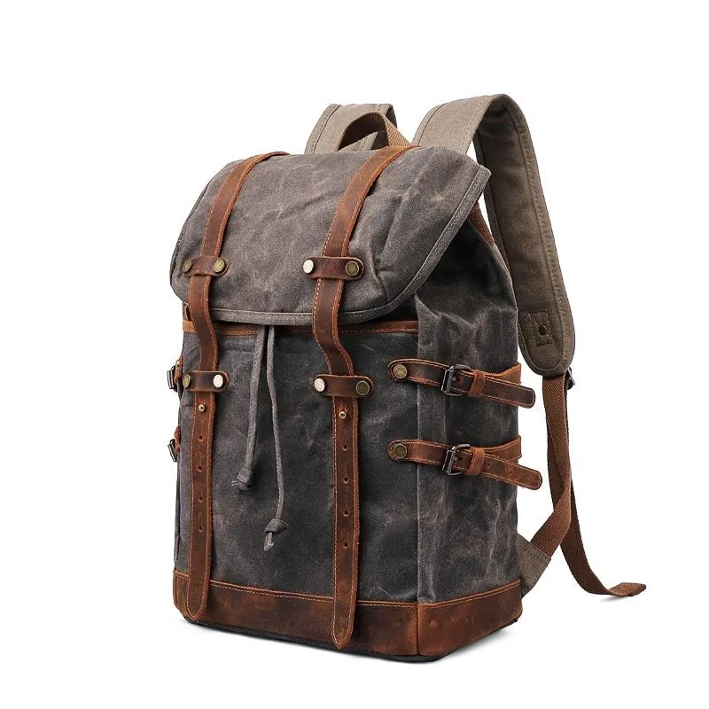 Vintage-Stil Rucksack | ROSTOCK