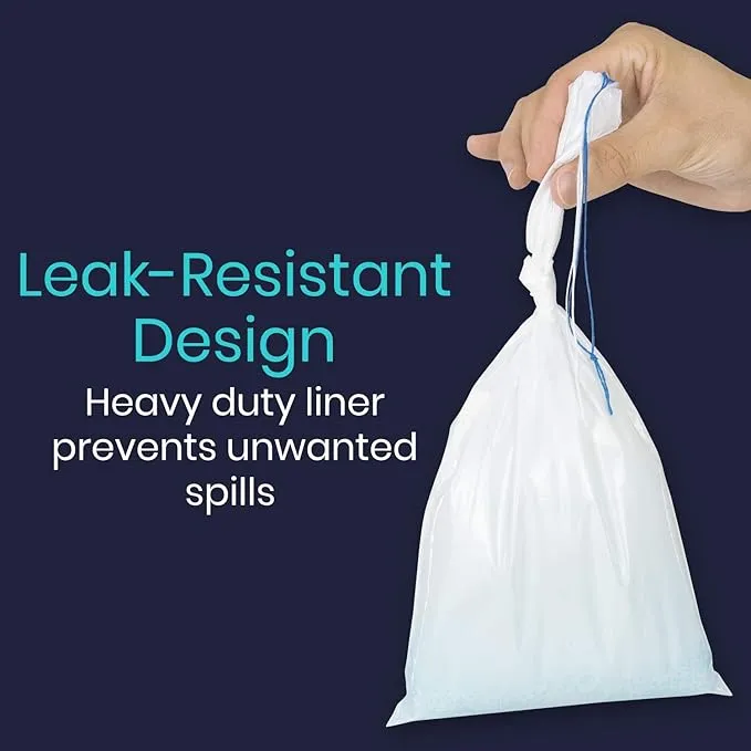 Vive Disposable Urine Bags (20 Count) - Pee Bags for Emergencies, Camping & Car Travel - Travel Urinal for Men and Women - Portable Urine Collection Bags - Leak-Proof Pee Bag - Emergency Urine Bag Kit