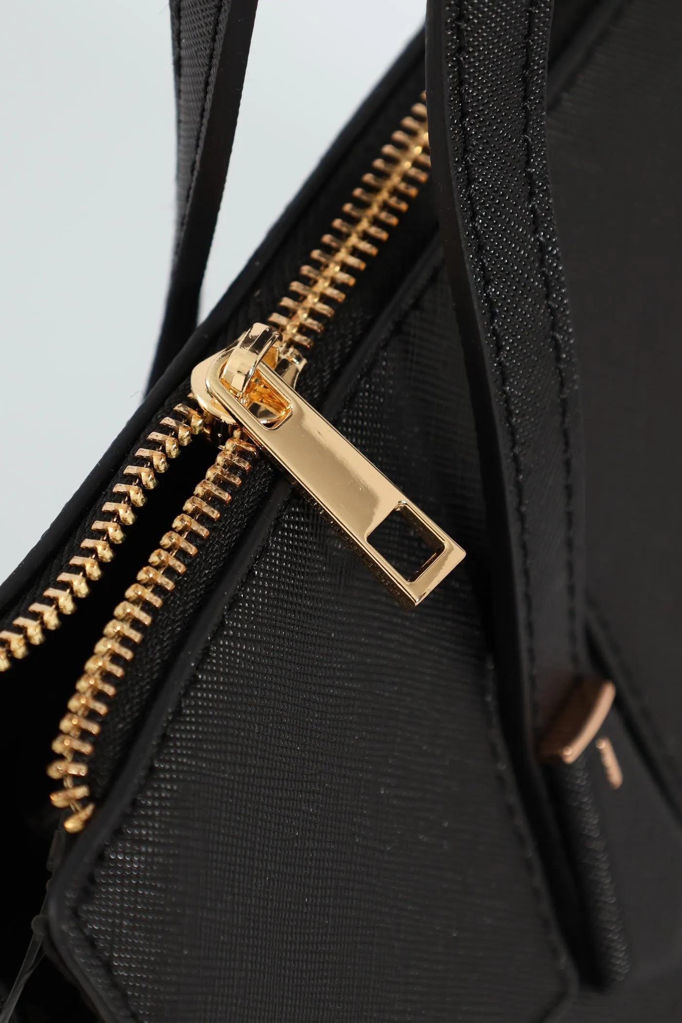 Vivian Structured Satchel - Black