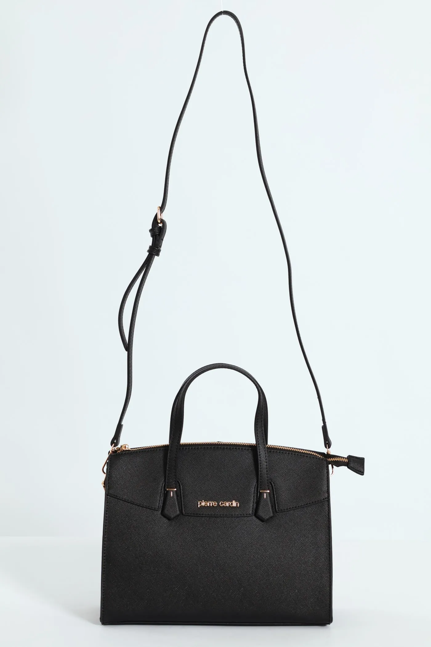 Vivian Structured Satchel - Black