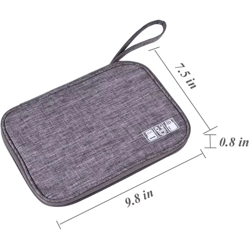 Waterproof Electronics Organizer Bag – Travel Cable & Accessories Storage Pouch