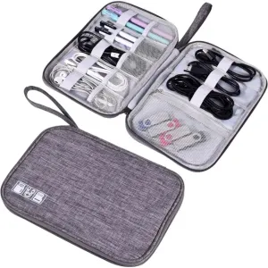 Waterproof Electronics Organizer Bag – Travel Cable & Accessories Storage Pouch