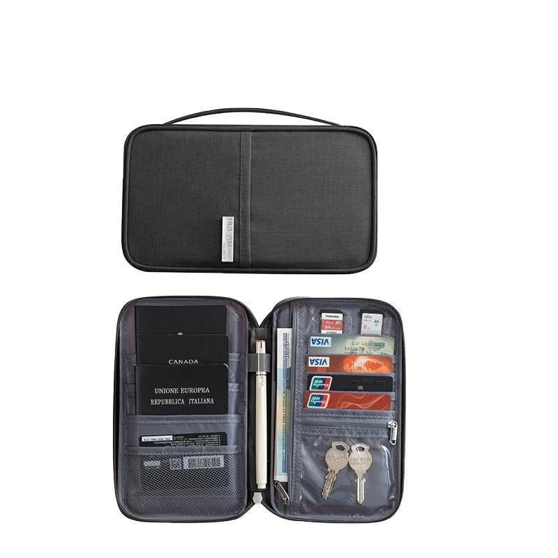 Waterproof Travel Passport Wallet 1PC 2Sizes 5Colours