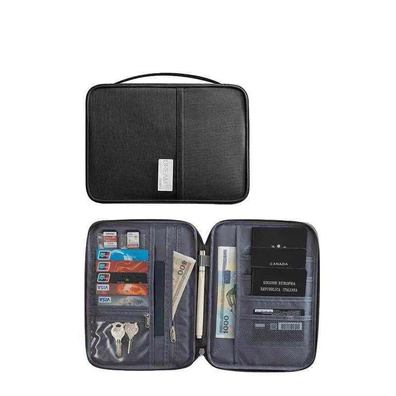 Waterproof Travel Passport Wallet 1PC 2Sizes 5Colours