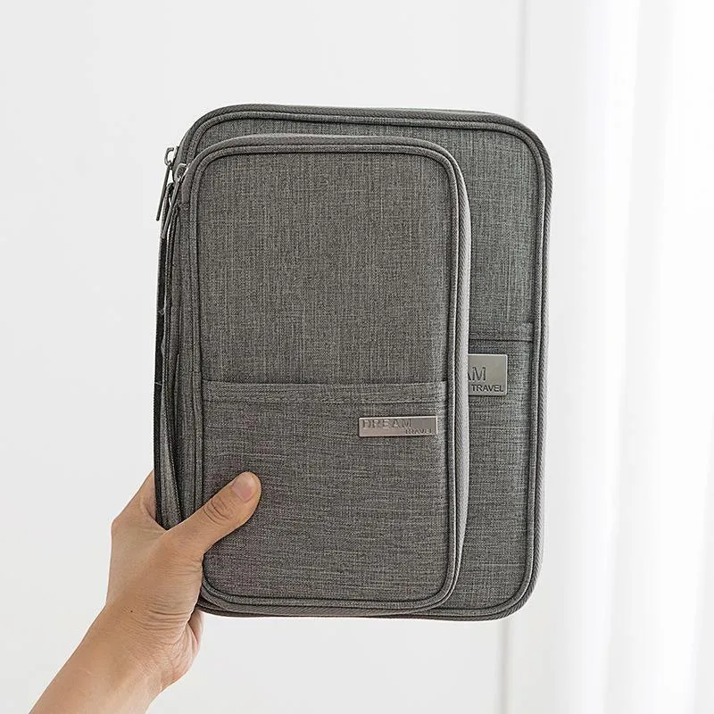 Waterproof Travel Passport Wallet 1PC 2Sizes 5Colours