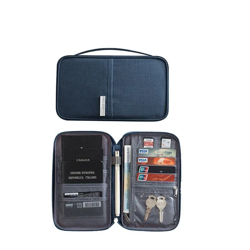 Waterproof Travel Passport Wallet 1PC 2Sizes 5Colours