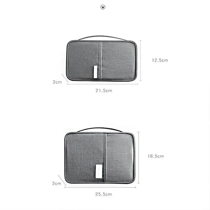 Waterproof Travel Passport Wallet 1PC 2Sizes 5Colours