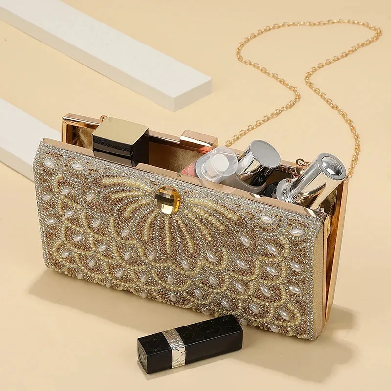 Wedding Evening Purse Diamond Hand Bag Women Crystal Party Bridal Clutch Rhinestone Dinner Handbag For Women