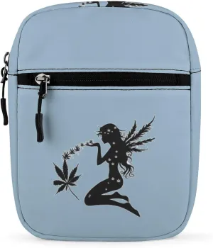 Weed Fairy Weed Leaf Small Crossbody Bags Mini Shoulder Bag Travel Messenger Bag for Men Women