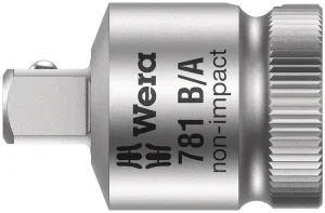 Wera 05042672001 781 B 3/8" Connection parts, 781 B/A x 1/4 x 27 mm x 3/8"