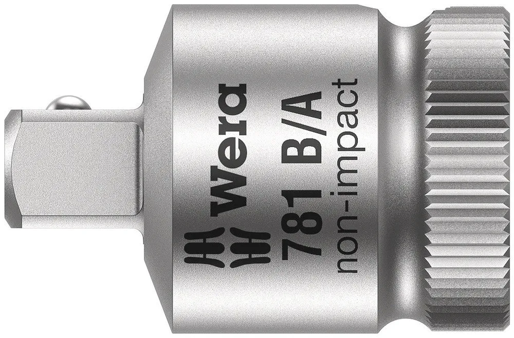 Wera 05042672001 781 B 3/8" Connection parts, 781 B/A x 1/4 x 27 mm x 3/8"