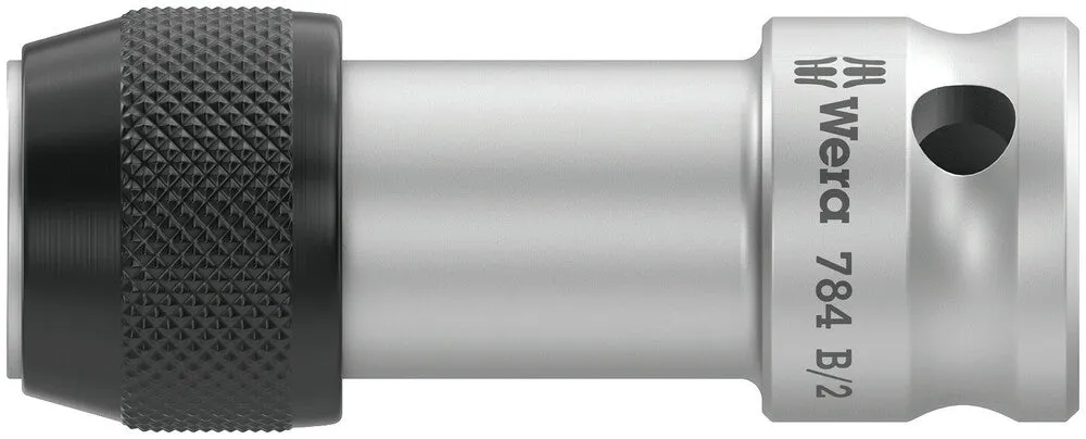 Wera 05042765001 784 B 3/8" Adaptor with quick-release chuck, 784 B/2 x 5/16" x 50 mm