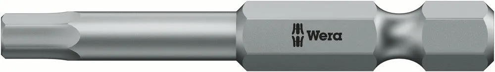 Wera 05059644001 840/4 Z Tamper-proof Hex-Plus BO bits, 5 x 89 mm